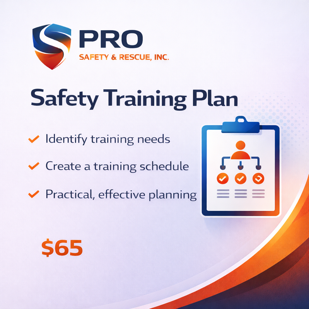 Safety Training Plan