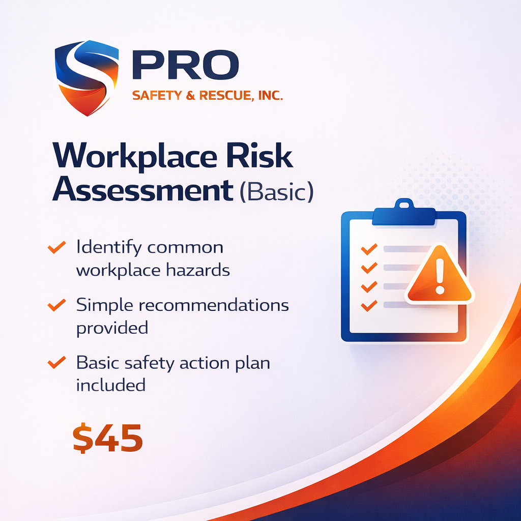 Workplace Risk Assessment (Basic)